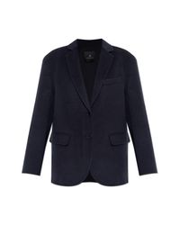 Anine Bing Blue "Quinn" Blazer