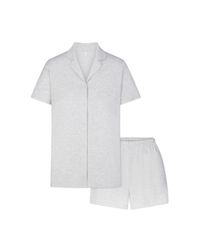 Skims White Two-Piece Pyjama Set
