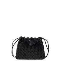 Bottega Veneta Black Shoulder Bag Dustbag Small