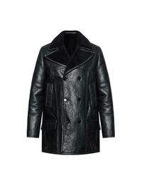 AllSaints Black Shearling Selkirk for men