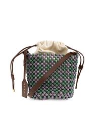 Marni Gray Beaded Bag