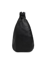 Discord Yohji Yamamoto Black Leather Backpack