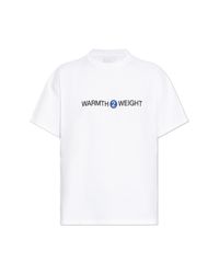 Roa White T-Shirt With Logo for men