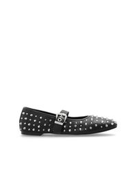 AllSaints Black Ballet Flats "Holly"