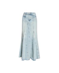 AllSaints Blue Denim Skirt Alma