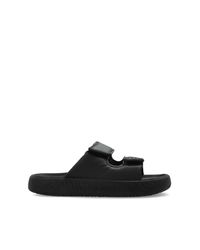 Veja Black "Etna Bold Leather" Slides for men