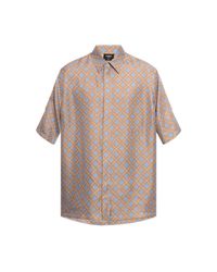 Fendi Multicolor Silk Shirt for men