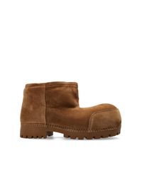 Balenciaga Brown 'Alaska' Snow Boots for men