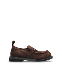 Moschino Brown Loafers Type Shoes for men