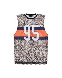 DSquared² Gray Top With Z Logo for men