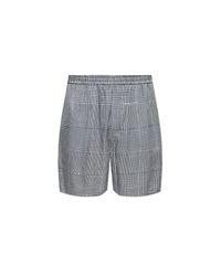 Balmain Gray Houndstooth Trousers for men