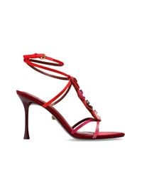 Kurt Geiger Pink Heeled Sandals 'Kiss'