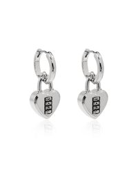Marc Jacobs Metallic Earrings With Pendant