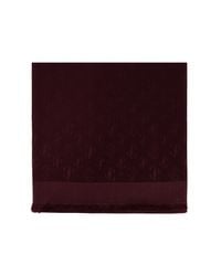 Jimmy Choo Purple Monogram Scarf