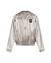 Umbro White Sweatshirt With A Shimmering Finish for men