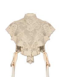 Zimmermann Natural Lace Top