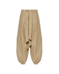 Balmain Natural Drop-Crotch Pants