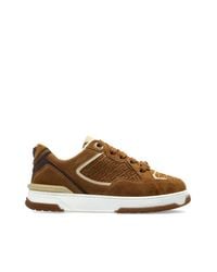 Versace Brown "Biggie Basket" Sports Shoes for men