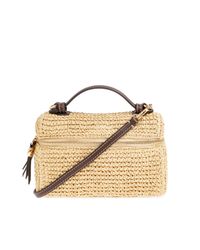Tory Burch Metallic Handbag 'Straw Slim'