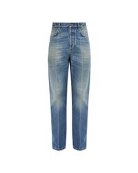 Versace Blue Jeans With 'Vintage' Effect for men