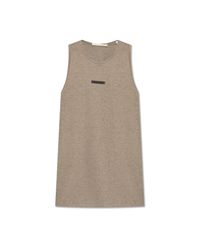 Fear Of God Natural T-Shirt With Logo for men