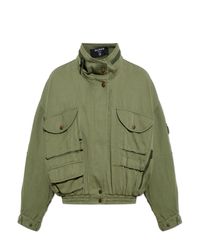 Balmain Green Jacket With Pockets