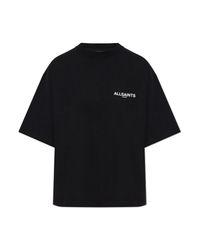 AllSaints Black T-Shirt 'Halis'