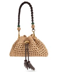 Jimmy Choo Metallic Cinch Small Bag