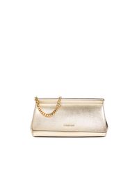 MICHAEL Michael Kors Natural Clutch Carmine