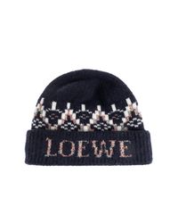 Loewe Blue Cap With Logo