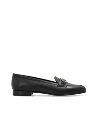 Ferragamo Black 'Bax' Shoes, Loafers Type