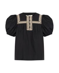 Ulla Johnson Black Top "Lia"