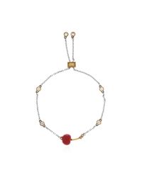 Marc Jacobs Metallic Bracelet With A Charm
