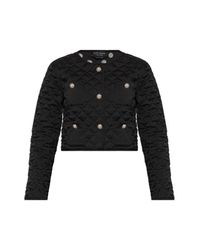 Kate Spade Black Short Quilted Jacket