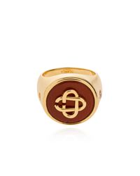 Casablanca White Ring With Stone