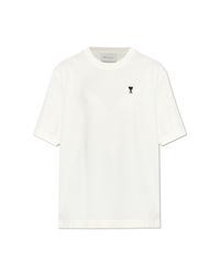 AMI White T-Shirt With Print