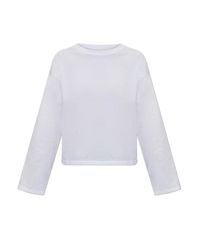 Rag & Bone White Long-Sleeve Top