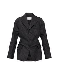 Maison Margiela Black Wool Blazer