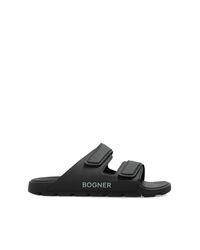 Bogner Black Biarritz Slides for men