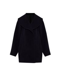 Alaïa Blue Wool Coat