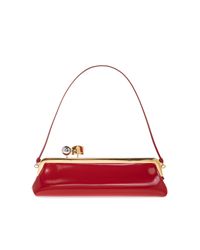 Jacquemus Red Clutch Bag 'La Pochette Salon'
