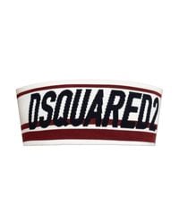 DSquared² Black Short Off-Shoulder Top