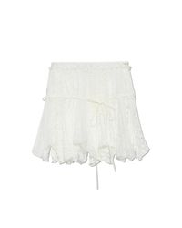 J.W. Anderson White Lace Skirt