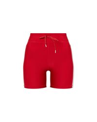 The Upside Red "Oxford" Training Shorts
