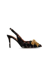 Kurt Geiger Black 'Belgravia Bow' Heeled Shoes