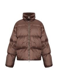 Studio Nicholson Brown Down Jacket "Massey" for men