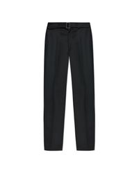 MM6 by Maison Margiela Black Creased Trousers for men