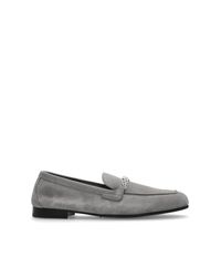 Versace Gray Loafers Type Shoes for men