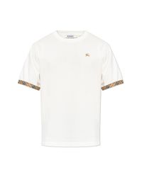 Burberry White T-Shirt 'Ryan' for men