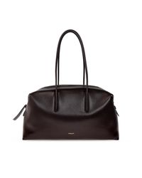 DeMellier London Black Leather Bag 'Stockholm'